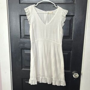 Altar'd State White Lace Mini Dress